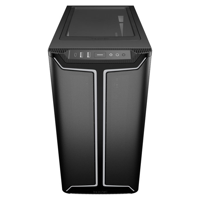 be quiet! Pure Base 501 DX Black - Caja Torre Midi PC ATX Negro con Ventana Lateral, Iluminación RGB Frontal, 3 Ventiladores Silent Wings y Filtros Antipolvo