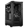be quiet! Pure Base 501 DX Black - Caja Torre Midi PC ATX Negro con Ventana Lateral, Iluminación RGB Frontal, 3 Ventiladores Silent Wings y Filtros Antipolvo