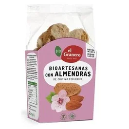 EL GRANERO Galletas Artesanas Con Almendra 220g - Ecológico (Bio) - Producto Vegano