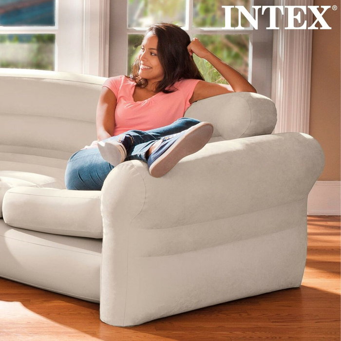 Intex Sofa Hinchable Rinconera 257X203X76 Cm