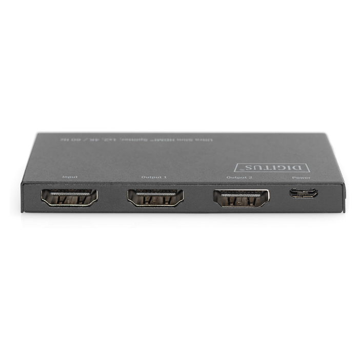 Digitus Ultra Slim HDMI Splitter 1x2, 4K 60 Hz Digitus Ultra Slim HDMI Splitter 1x2, 4K 60 Hz