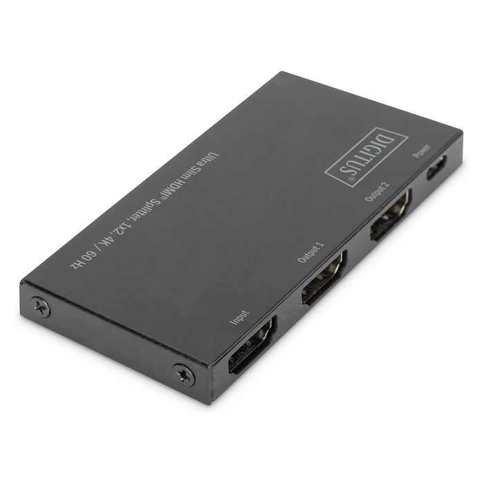 Digitus Ultra Slim HDMI Splitter 1x2, 4K 60 Hz Digitus Ultra Slim HDMI Splitter 1x2, 4K 60 Hz