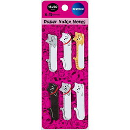 Banderitas Adhesivas Centrum Gatos Pack De 6