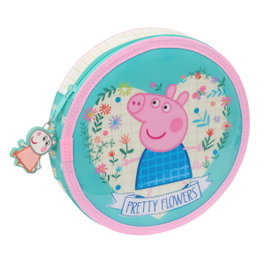 Safta Plumier Redondo Peppa Pig Pretty Flowers 18 Pcs. 21x3,5cm