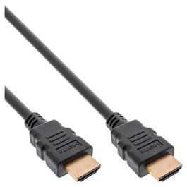 InLine Cable HDMI Ultra High Speed 8K4K 3m Negro con conectores dorados