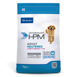 Virbac Alimento Hpm Canine Adult Neutered Large & Medium para Perros de Raza Mediana y Grande con Esterilización - 7 kg