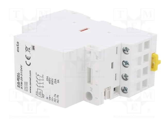 ZAMEL STM-25-31/24V Contactor 4-polar 25A 24VAC/24VDC