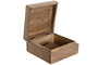 DKD Home Decor Set de 2 Joyeros de Mango Buda Blanco