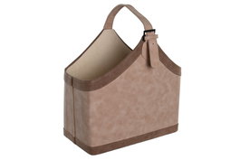 DKD Home Decor Revistero SOFT AUTUMN Melocotón y Marrón 40x19x50 cm