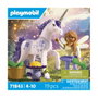 PLAYMOBIL Unicornio Lavanda de la Suerte con Hada 71843