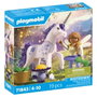 PLAYMOBIL Unicornio Lavanda de la Suerte con Hada 71843