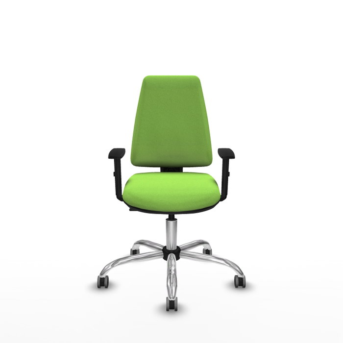 PIQUERAS Y CRESPO Silla de oficina Elche Pistacho con Brazos 1D