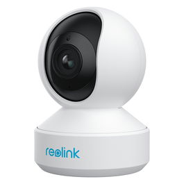 Reolink E340 Cámara de seguridad IP interior/exterior 8MP WiFi y cable, seguimiento automático, 360°, visión nocturna, audio, Google Assistant, E Series