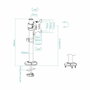 Tooq Soporte de Mesa para Pantalla 17-32 Pulgadas Negro DB1131TN-B