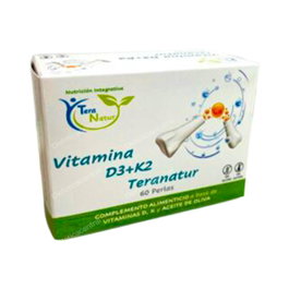 TERANATUR Vitamina D3+K2 60 cápsulas