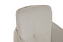 DKD Home Decor Silla Escandinava Beige Natural, Madera de Hevea y Poliéster, 60x86x59 cm, Incluye 2 Unidades