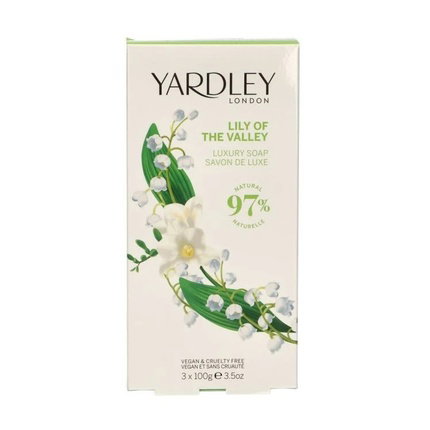 Yardley Set Trio de Jabón Lily of the Valley 3x 100g