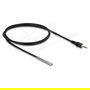DeLOCK Sensor de Temperatura DS18B20 con Cable de 1 m y Conector Jack 3.5 mm 3 Pines para Monitorización