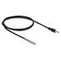 DeLOCK 91387 Cable de sensor DS18B20 con conector jack de 3,5 mm de 3 pines, 1 m