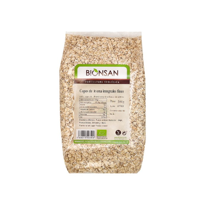 BIONSAN Copos de Avena Finos ECO 500g BIONSAN Copos de Avena Finos ECO 500g