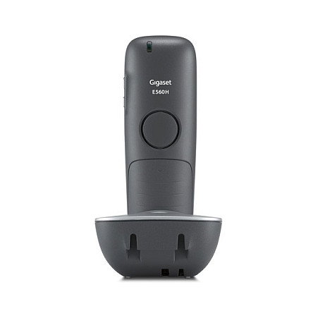 Gigaset E560 Teléfono DECT para Ancianos con Botones Grandes, Contestador y Altavoz, Agenda 200 Contactos, Negro