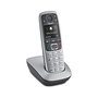 Gigaset E560 Teléfono DECT para Ancianos con Botones Grandes, Contestador y Altavoz, Agenda 200 Contactos, Negro