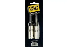 Yellowcab Adaptador de 1/4" Stereo Macho a 2 XLR Macho