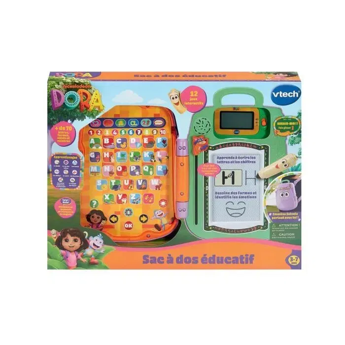 Vtech Mochila Educativa Dora Multicolor Idioma Francés VTE3417765733055 Vtech Mochila Educativa Dora Multicolor Idioma Francés VTE3417765733055