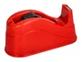 Q-connect Portarrollo de sobremesa rojo para cintas de 66 m
