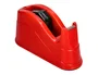 Q-connect Portarrollo de sobremesa rojo para cintas de 66 m