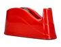 Q-connect Portarrollo de sobremesa rojo para cintas de 66 m