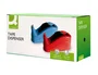 Q-connect Portarrollo de sobremesa rojo para cintas de 66 m