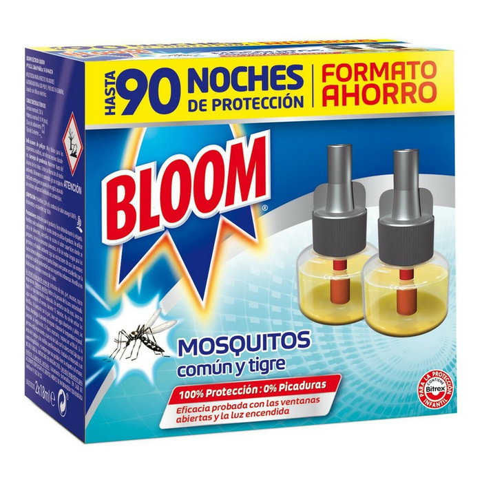 Bloom Recambio eléctrico mosquitos común y tigre 2 uds