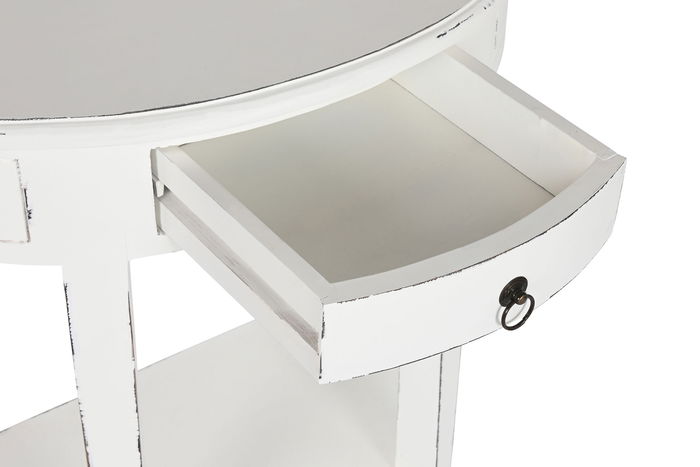 Consola Mediterraneo DKD Home Decor Blanco Roto 40 x 75 x 81 cm