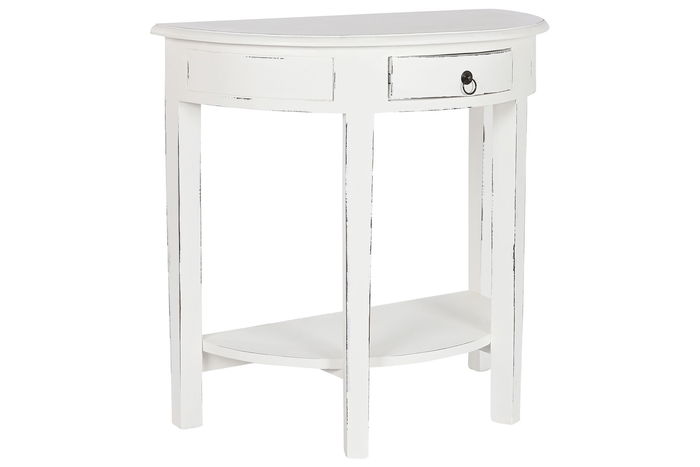 Consola Mediterraneo DKD Home Decor Blanco Roto 40 x 75 x 81 cm