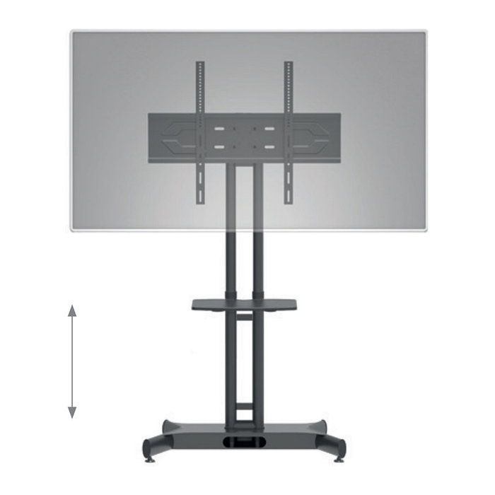 HAGOR HP Twin Stand HD Sistema de Soporte Móvil para Pantallas hasta 2,13 m (84'')