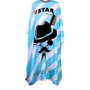 Bifull Capa de Corte Seda Cuello de Silicona Azul Moustache Blue