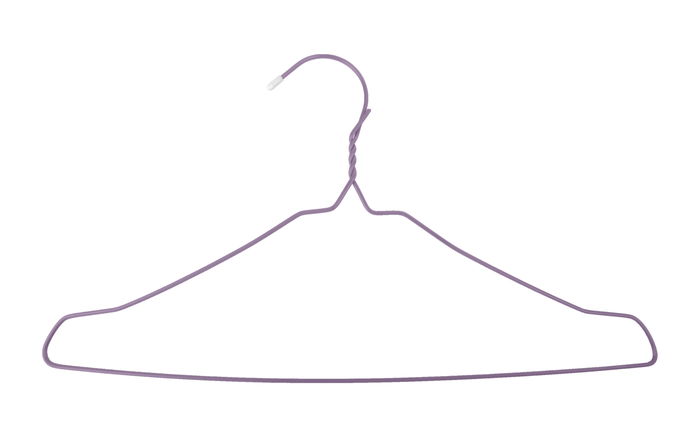 Inde Set 5 Perchas Metal Plastificado 40.5 cm Confortime (24 Unidades)