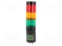 MURRELEKTRONIK Columna de señalización LED verde/naranja/rojo 24VDC