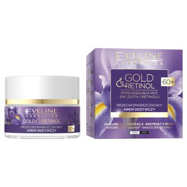 Eveline Gold&Retinol Anti-Wrinkle Crema Nutritiva 60+ 50ml