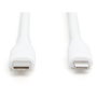 Digitus Cable USB-C a Lightning de Silicona 2m Blanco