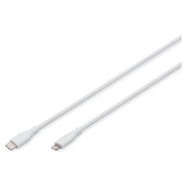 Digitus Cable USB-C a Lightning de Silicona 2m Blanco