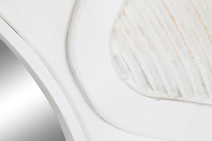 DKD Home Decor Espejo de Mango y Espejo Rombo Blanco 154x4x92 cm