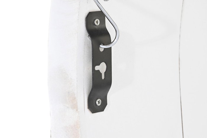 DKD Home Decor Espejo de Mango y Espejo Rombo Blanco 154x4x92 cm