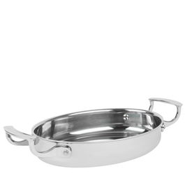 VOLLRATH PUJADAS MIRAMAR Fuente Oval para Buffet y Exposición, 25.4x19 cm, Capacidad 1.7 Litros