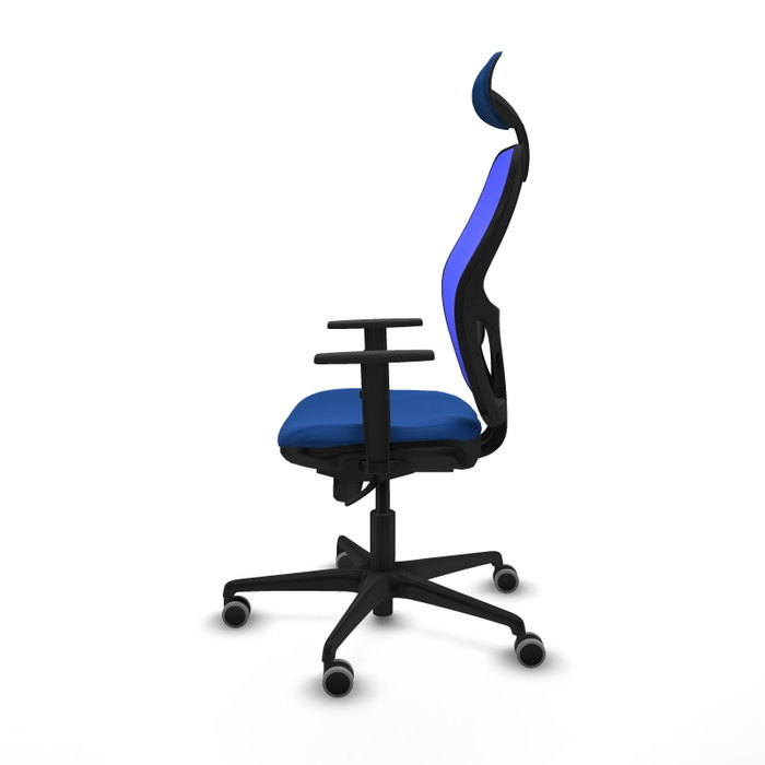 PIQUERAS Y CRESPO Silla de oficina Jorquera Azul con mecanismo Sincro