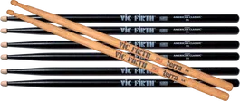 Vic Firth Baquetas American Classic 5A + Terra 5A (Pack 3 +1T) Nogal Americano