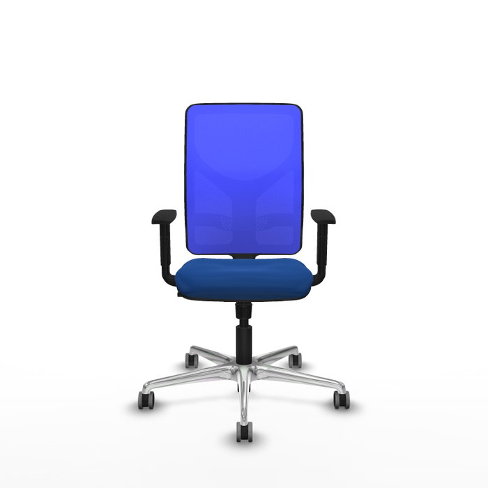 PIQUERAS Y CRESPO Silla de oficina Motilla con mecanismo Sincro, Azul PIQUERAS Y CRESPO Silla de oficina Motilla con mecanismo Sincro, Azul