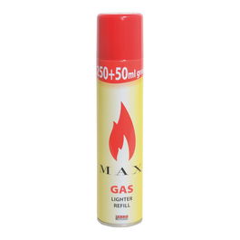 Max Cartucho de recarga de gas 250 + 50 ml