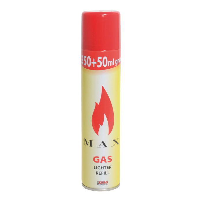 Max Cartucho de recarga de gas 250 + 50 ml